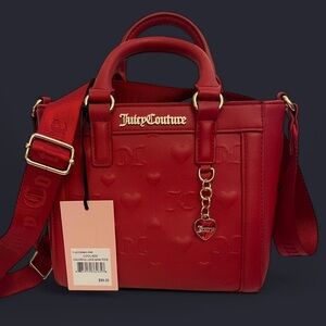 NWT! Juicy Couture Red Hearts ❤️ Crossbody Bag